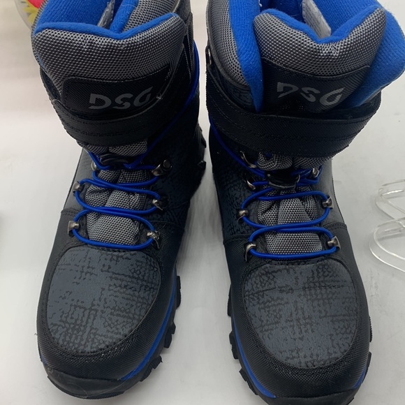 MSG Kids Blue Black Gray Winter Waterproof Menace Size 6 WB4540H - Picture 4 of 11
